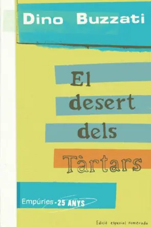 Portada El desert dels tàrtars