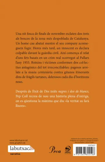 Contraportada Els crims de la mel