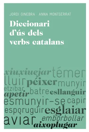 Portada Diccionari d'ús dels verbs catalans