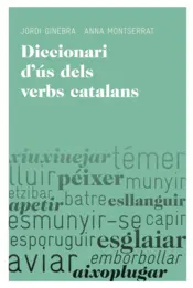 Portada Diccionari d'ús dels verbs catalans