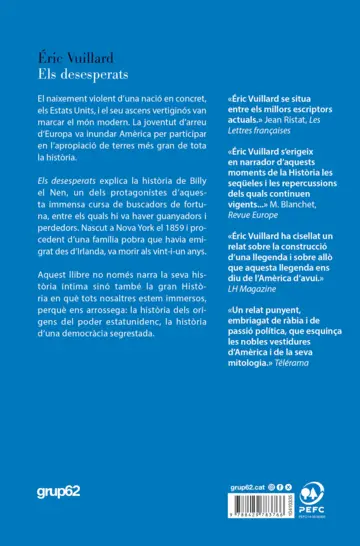 Contraportada Els desesperats