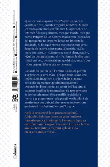 Contraportada Una vida