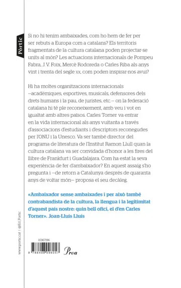 Contraportada Com ser ambaixador d'un país sense ambaixades