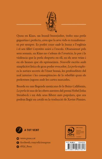 Contraportada La perla