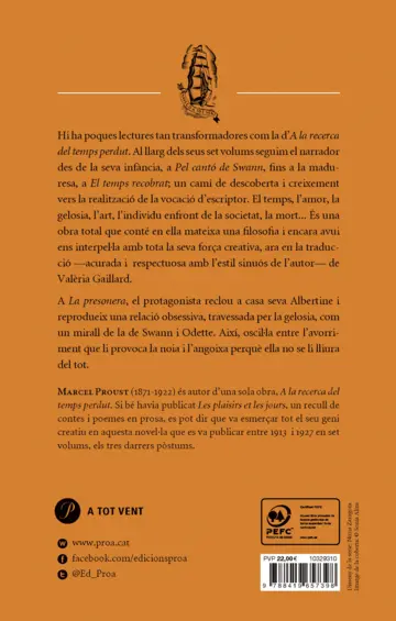 Contraportada La presonera
