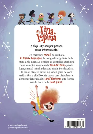 Contraportada Lina Lupina 1. Aventura a Llop City