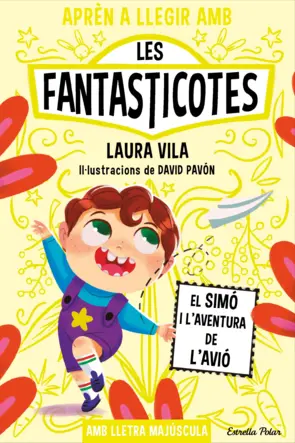 Portada Aprèn a llegir amb les Fantasticotes 6. El Simó i l'aventura de l'avió
