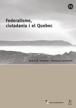 Portada Federalisme, ciutadania i el Quebec