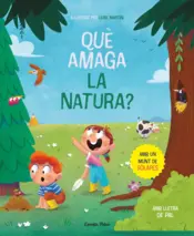 Portada Què amaga la natura? Llibre amb solapes
