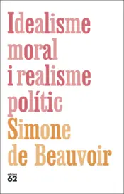 Portada Idealisme moral i realisme polític