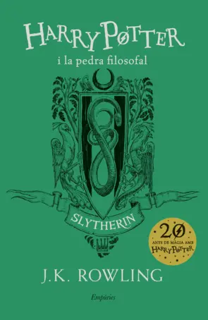 Portada Harry Potter i la pedra filosofal (Slytherin)