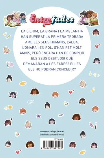 Contraportada Entre fades 2. La balança dels desitjos