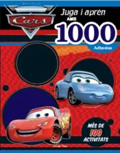 Portada Cars. Juga i aprèn amb 1000 adhesius