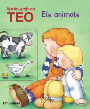 Portada Aprèn amb en Teo. Els animals