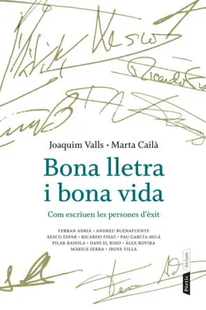 Portada Bona lletra i bona vida