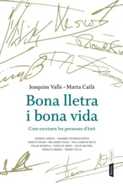 Portada Bona lletra i bona vida