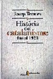 Portada Història del catalanisme fins al 1923