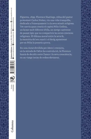 Contraportada Florence, la indòmita