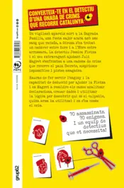 Miniatura contraportada Crimlògic: enigmes 100% catalans