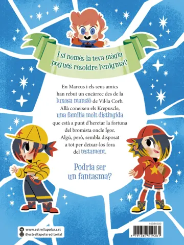 Contraportada Marcus Pocus. Màgics misteris 2. El fantasma bromista