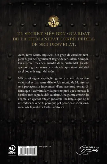 Contraportada La Germandat de l'Àngel Caigut