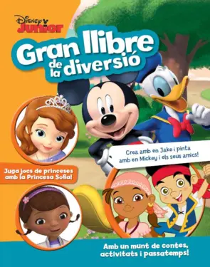 Portada Disney Junior. Gran llibre de la diversió