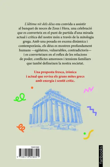 Contraportada L'última nit dels déus