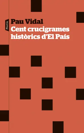 Portada Cent crucigrames històrics d'El País