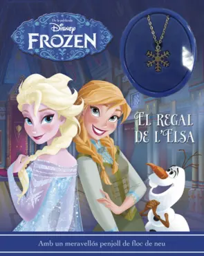 Portada Frozen. Llibre amb penjoll. El regal de l'Elsa