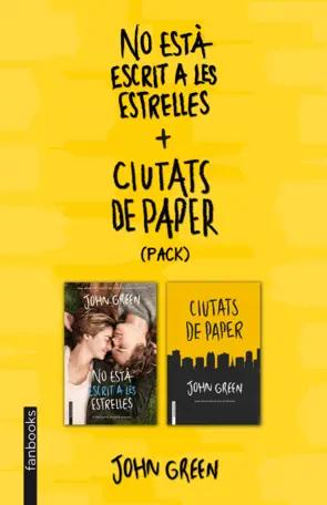 Portada No està escrit a les estrelles + Ciutats de paper (pack)