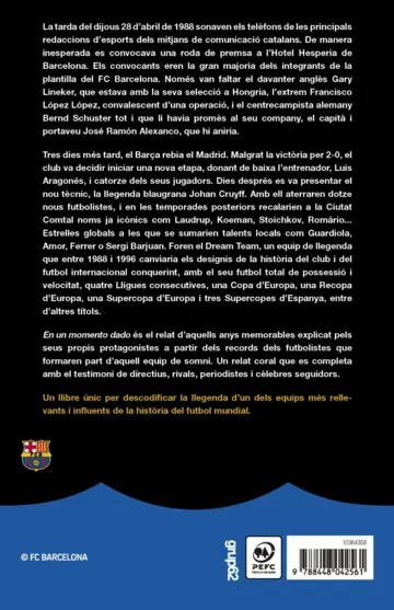 Contraportada En un momento dado