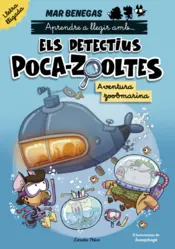 Portada Aprendre a llegir amb els detectius Poca-zooltes Lletra lligada 1. Aventura zoob