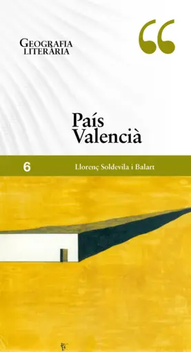 Portada Geografia literària. País Valencià