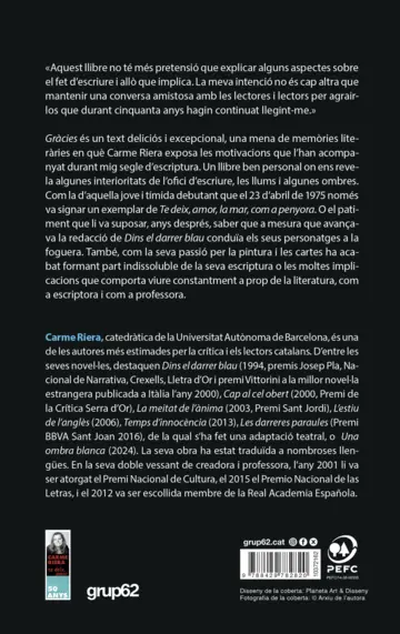 Contraportada Gràcies