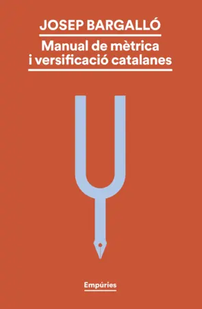Portada Manual de mètrica i versificació catalanes