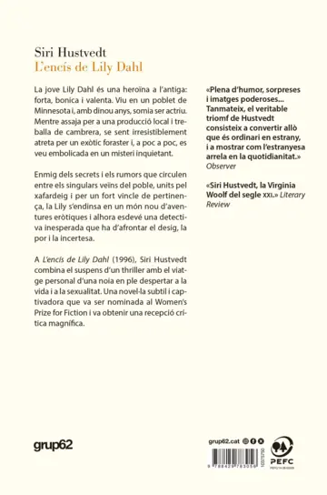 Contraportada L'encís de Lily Dahl
