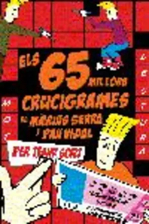 Portada Els millors 65 crucigrames de Màrius Serra i Pau Vidal per tenir sort