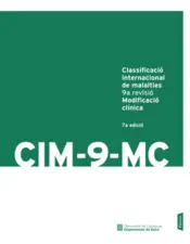 Portada Classificació internacional de malalties (CIM-9-MC)