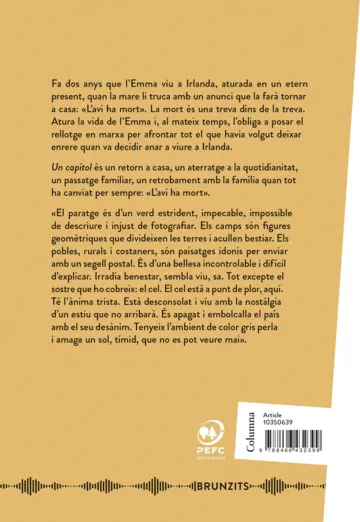 Contraportada Un capítol