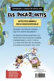 Miniatura contraportada Aprèn a llegir amb Els detectius Poca-zooltes 5. Pota-ranca la pirata