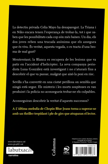 Contraportada L'última melodia de Chopin