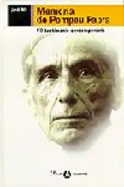 Portada Memòria de Pompeu Fabra.