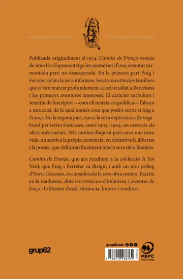 Contraportada Camins de França