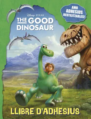 Portada The Good Dinosaur. Llibre d'adhesius