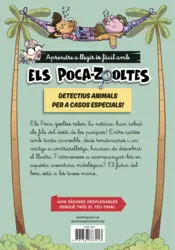 Miniatura contraportada Aprendre a llegir amb els detectius Poca-zooltes Lletra lligada 2. Els déus del