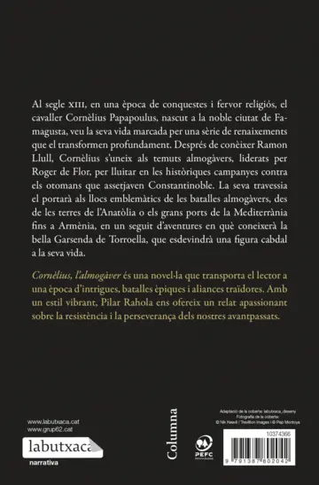 Contraportada Cornèlius, l'almogàver