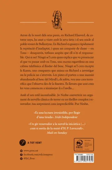 Contraportada La Casa de la Nit