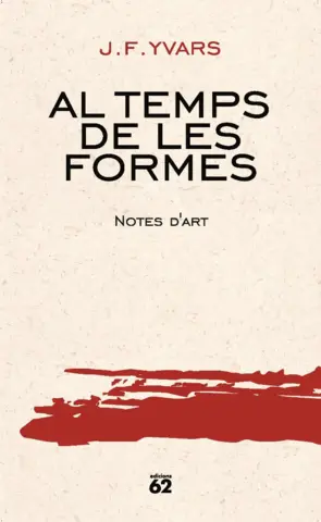 Portada Al temps de les formes.