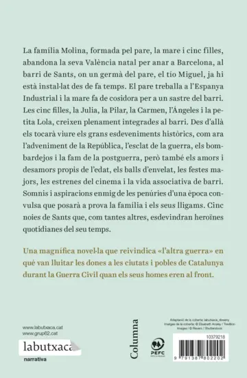 Contraportada Les noies de Sants