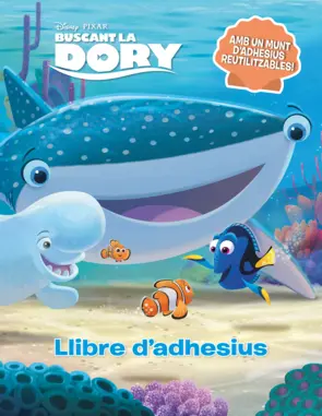 Portada Buscant la Dory. Llibre d'adhesius